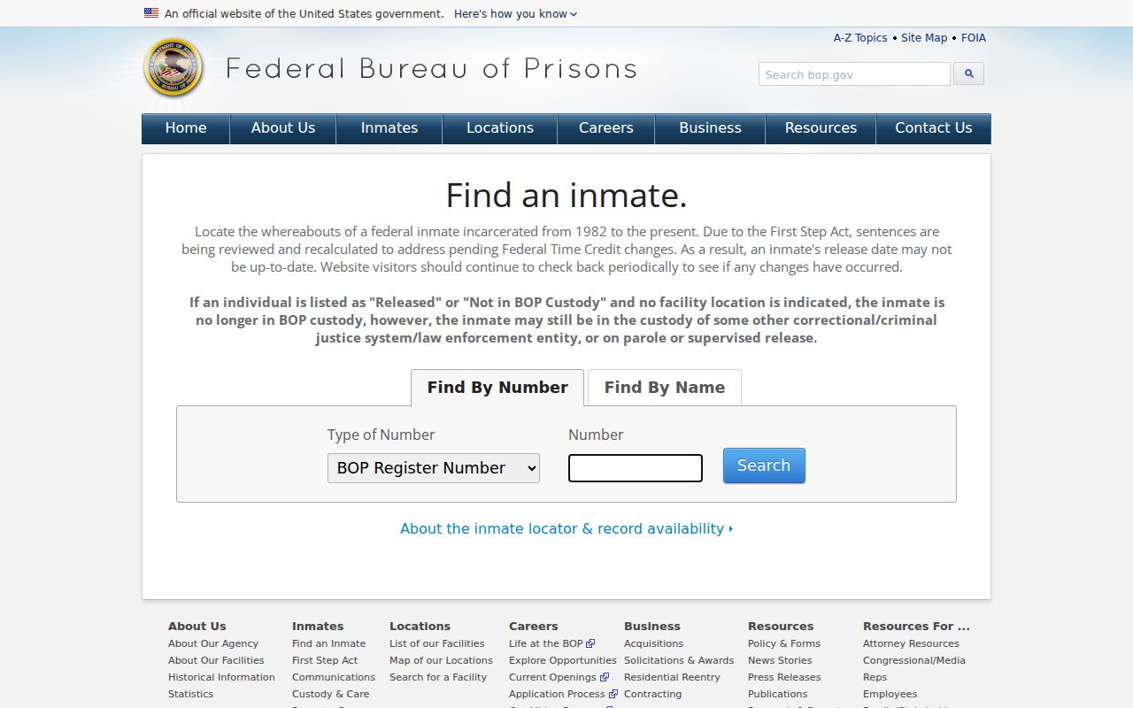 Federal custody locator after a Webb County area arrest